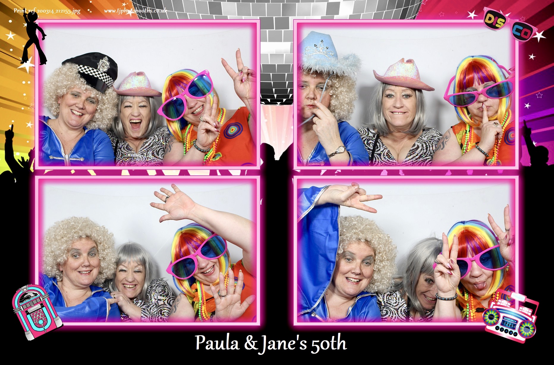 Paula & Jane's 50th | View more photos from the event at gallery.tjphotobooths.co.uk/u/TJPhotobooths/Paula-Janes-50th